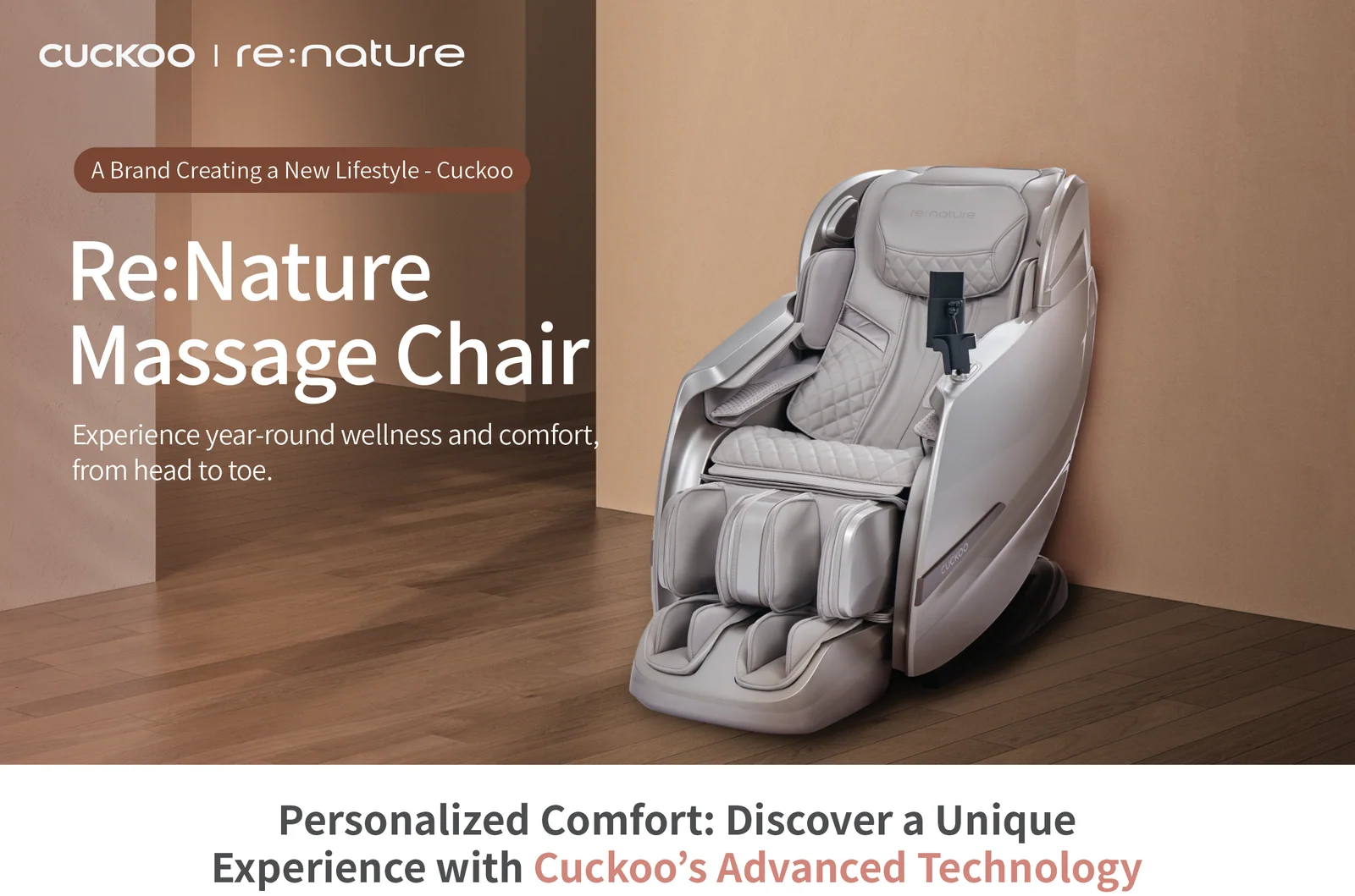 Renature 4D Massage Chair · Official product detail image 1